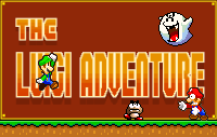 Logo do jogo, the Luigi Adventure